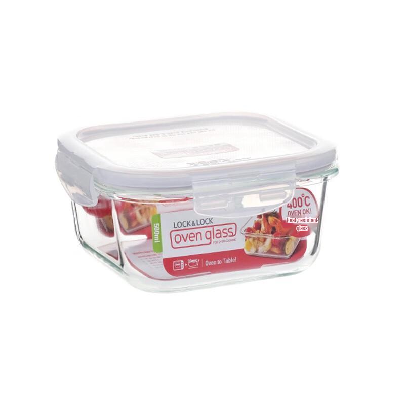Lock & Lock Heat-Resistant Glass Food Container