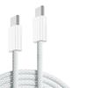 Braided Dual Type-C PD Fast Charging Cable for Apple 15 & Huawei Laptops