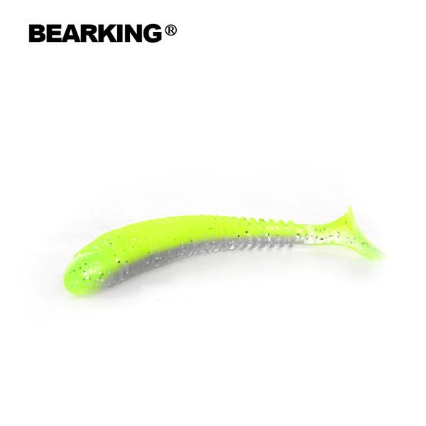 

Рыболовная приманка Bearkinghot, мягкая приманка, профессиональная приманка, 4 дюйма, 6 шт., 10 см/4,8 г, качественные искусственные воблеры для карпа C