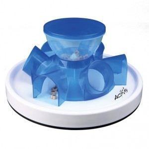 Distributeur de nourriture - Trixie - Tunnel Feeder - 6 tubes - Plastique - Anti-dérapant