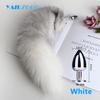 Separable Anal Plug Fox Tail Woman Cosplay Play Toy Natural Long Fox Tail Butt Plug Anal Sex Toys for Adult Products Couples