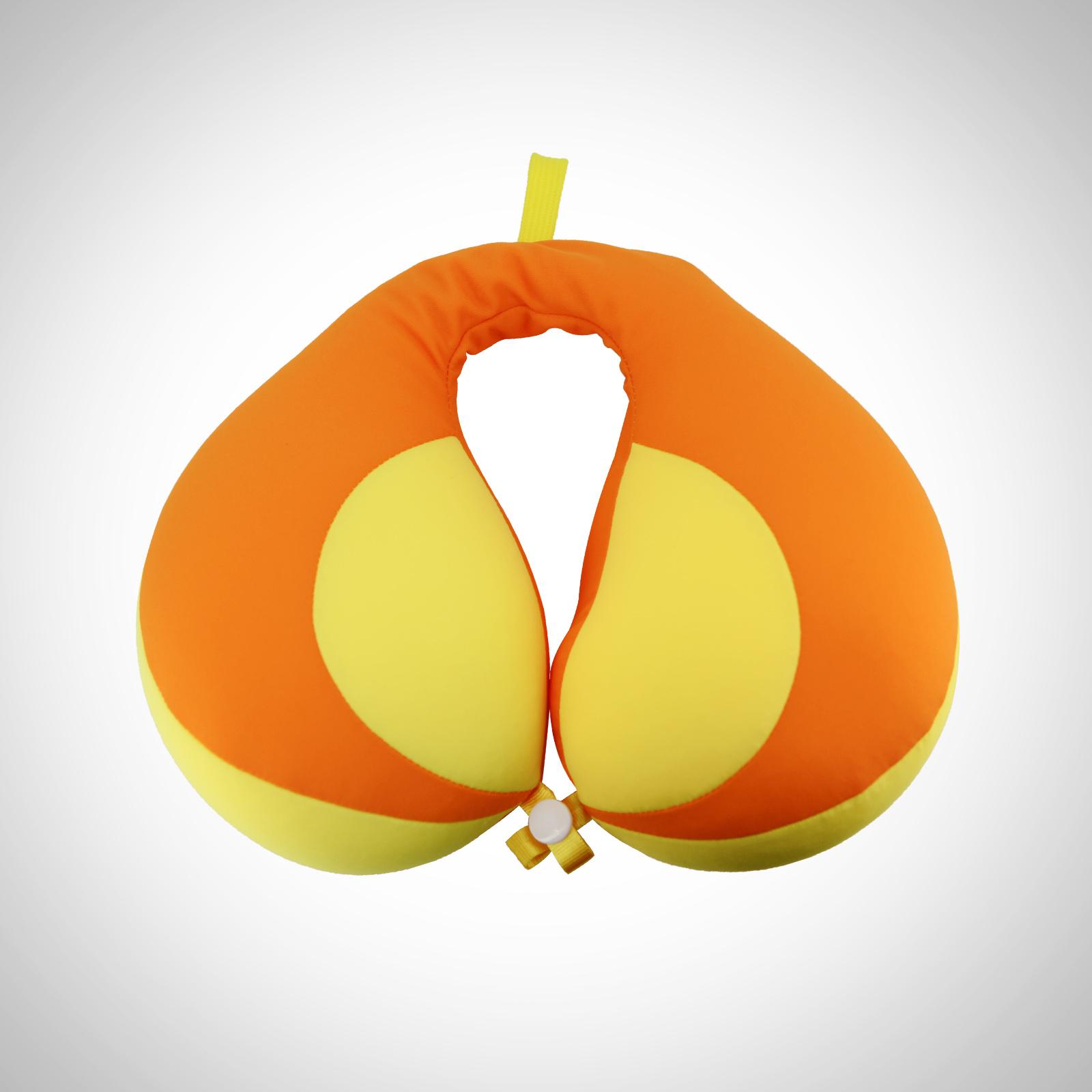 

Дитяча подушка для автомобільного крісла. Дитяча дорожня подушка для шиї. U-подібний захист. Підголівник. Повітряна подушка. Дитяче автокрісло. Підтримка голови. жовтий