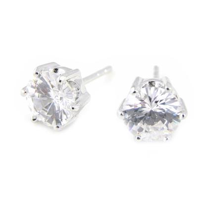 [F0025] - BO Silber 'L'Essentiel' Weiß 7 mm