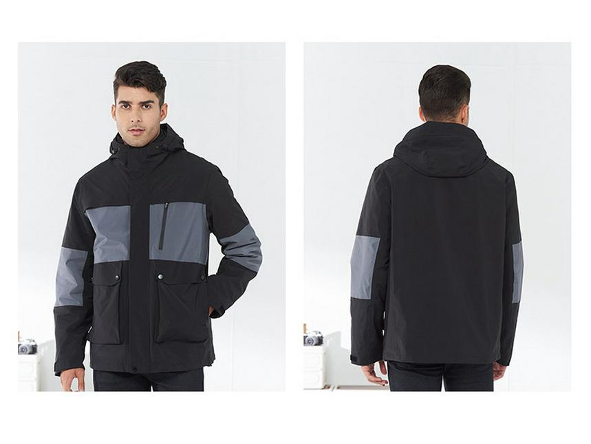 2025 Unisex Windproof & Waterproof 3-in-1 Outdoor Jacket with Detachable Liner