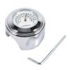 Motorcycle Handlebar Thermometer, 7/8 inch 1" Motorcycle Handlebar Mount Thermometer Waterproof Temp Dial