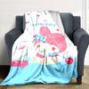 1pc My Melody Cherry blanket Lightweight Flannel Throw for Sofa Bed Travel Camping Livingroom Office Couch Chair