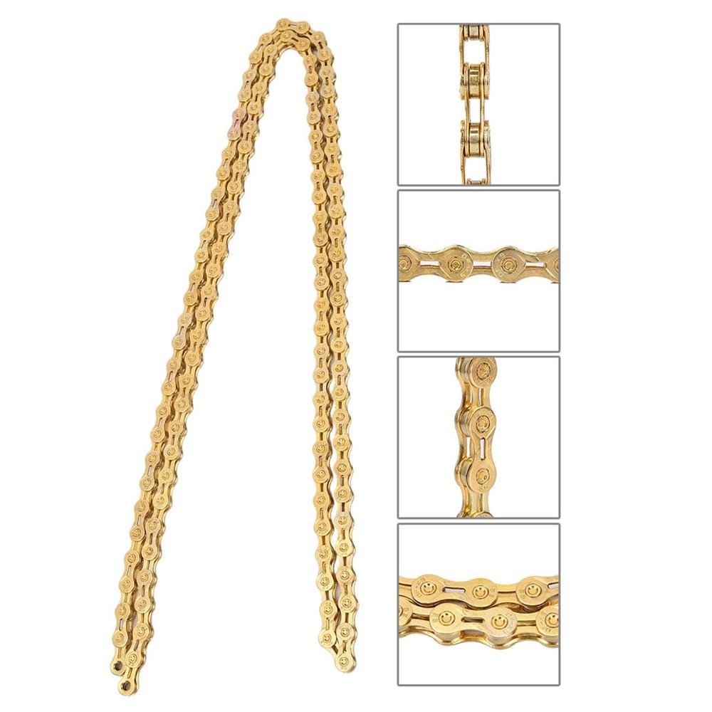 9 Speed 116 Links Mountain Bike Chain Lightweight Road Bike Chain  for Road Bicycle