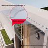 PC Invisible Rain Canopy Polycarbonate Sun Shade for Balcony Window or Electrical Box