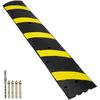 VEVOR Rubber Speed Hump 183 X 30 X 4.5 Cm, 2 Channel, 10000 Kg Load Capacity Heavy Duty Traffic Speed Bump