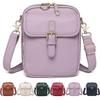 With Adjustable Removable Strap Crossbody Leather  Bag Large Capacity Phone Handbag  Gifts