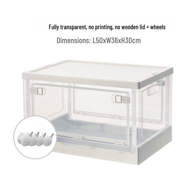 Black Outdoor Camping & Storage Folding Box - Industrial Style for Car Trunk