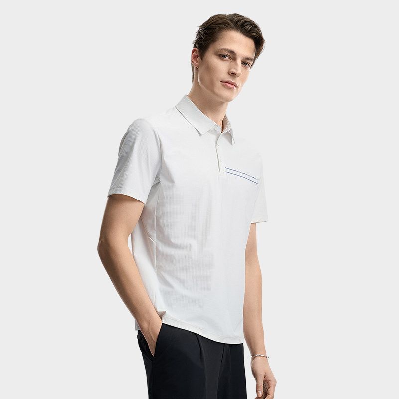 Fila Weißes Ss26 Gestricktes Poloshirt Herren Oberteile F11M623101F-WT