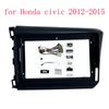 9 tommers bilradio multimedia alt-i-ett-ramme for Honda Civic 2012 2013 2014 2015 Canbus Box Decoder Dashboard Panel