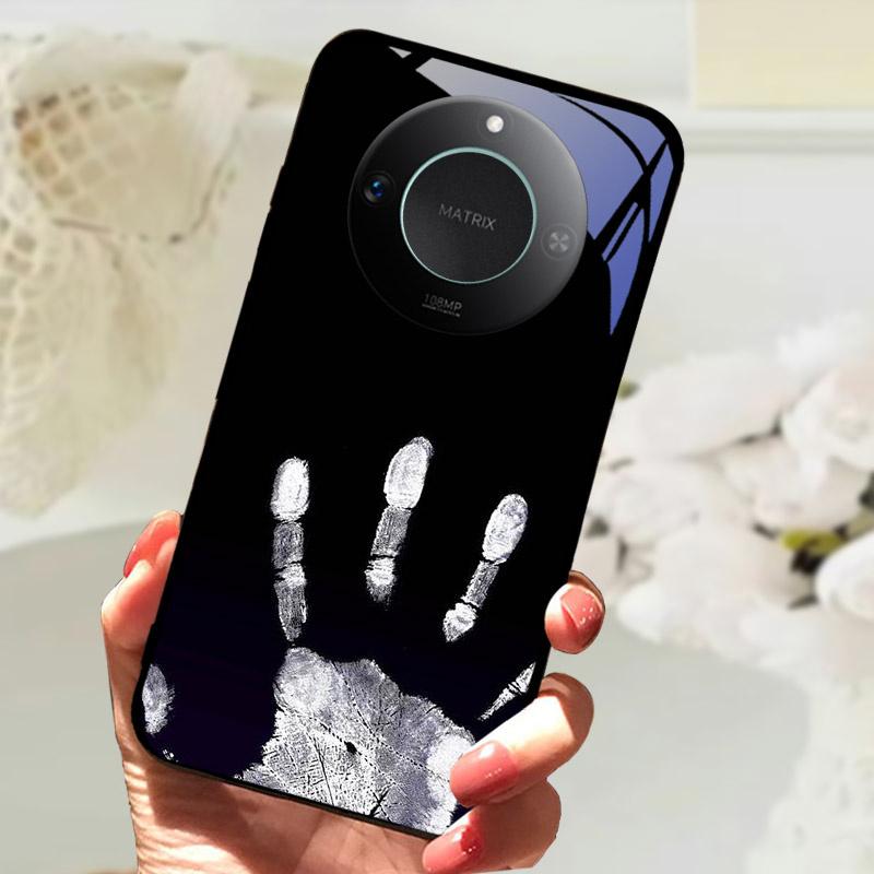 For Honor X9C Smart Case Cover Fashion Luxury Cool Animals Painted Fundas For Honor X9C Smart Tempered Glass Phone Back Shell