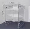 Nordic Coffee Tables Living Room Furniture Sofa Side Table Acrylic Double-deck Storage Tea Tables Transparent Bedside Table
