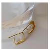 Su Chuang S925 Sterling Silver Geometric Square Stud Earrings for Women - Stylish, Versatile, High-End Ear Accessories