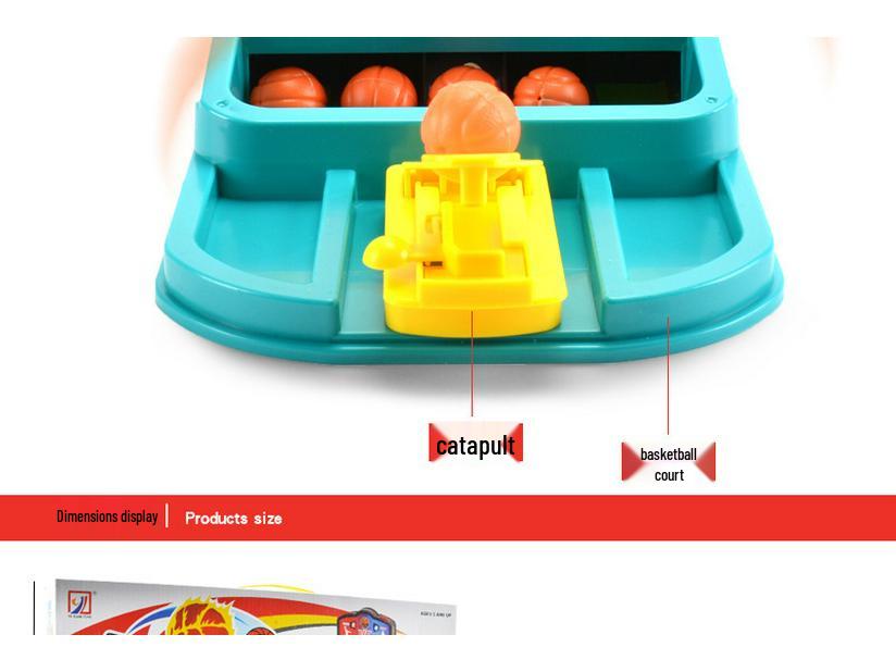 Mini Basketball Table Game: Double Player Shooting & Parent-Child Interaction