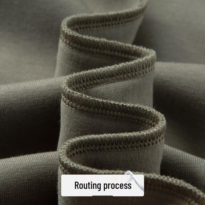 FORTEI Men's Autumn Long-Staple Pique Cotton Crewneck Sweatshirt