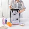 Black Thermal Lunch Bag Easy To Carry Cooler Insulated Picnic Tote Travel Fruit Drink Food Fresh Storage Solution Accessories Supplies
