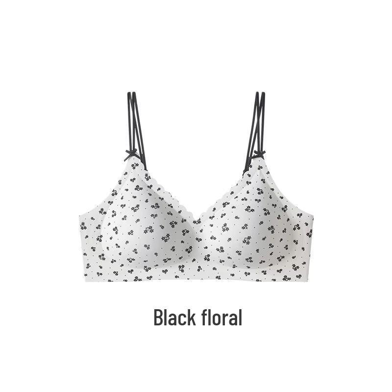 Seamless Lift-Up Bra for Small Busts with Thin Straps - Anti-Sagging & Perfect for Summer