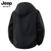 JEEP SPIRIT Men's Hooded Casual Workwear Jacket