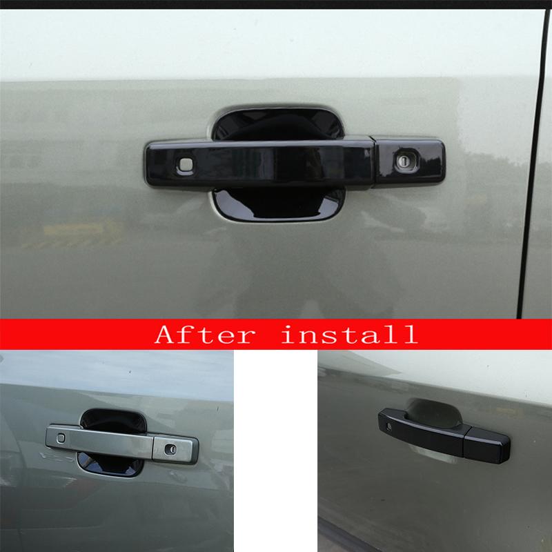 For Land Rover Defender 90 110 2020-2024 Car styling Grab Handle Frame Trim Exterior Door Bowl Cover Decoration Car Accessories