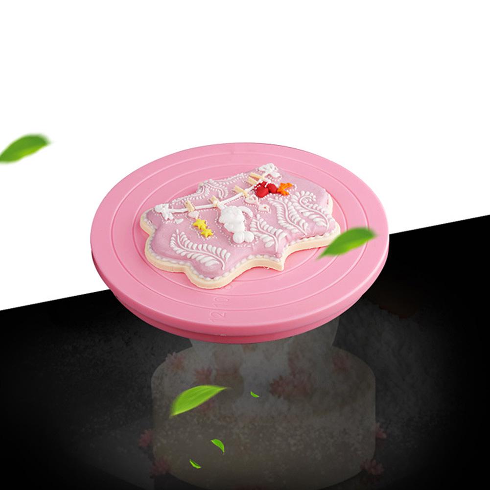360 degrees Rotating Cake Turntable Stand 14cm Diameter for Cake Decorating Icing