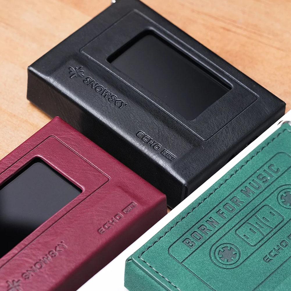 Mini MP3 Player Schutzhülle Tragbare Musik-Player Schutzhülle Für FiiO SK-ECHO Tragbare PU Retro Bunte Hülle Kundenspezifisch
