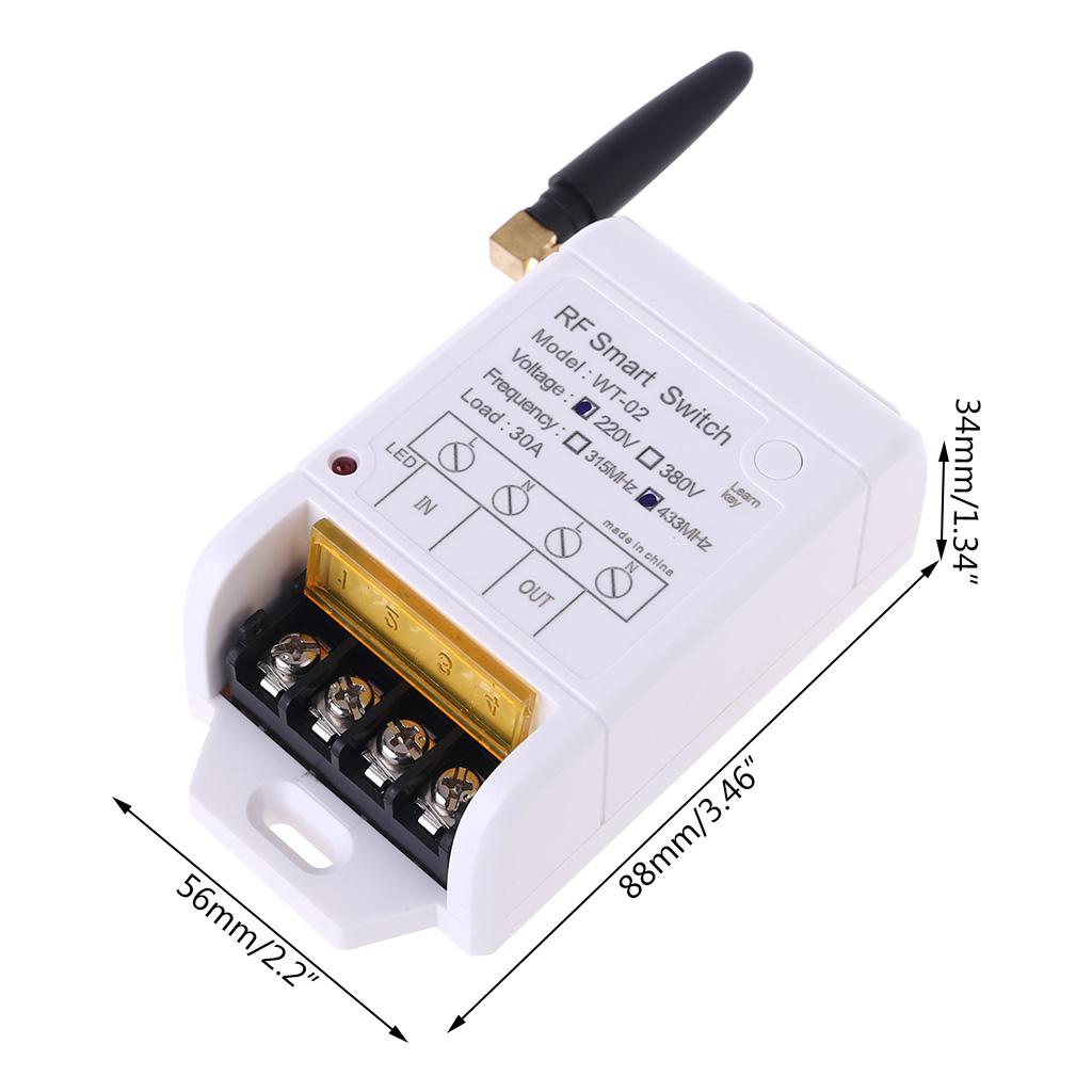 Wireless Remote ControlSwitch Receiver 2000M Transmitter Receivingfor Water Pump