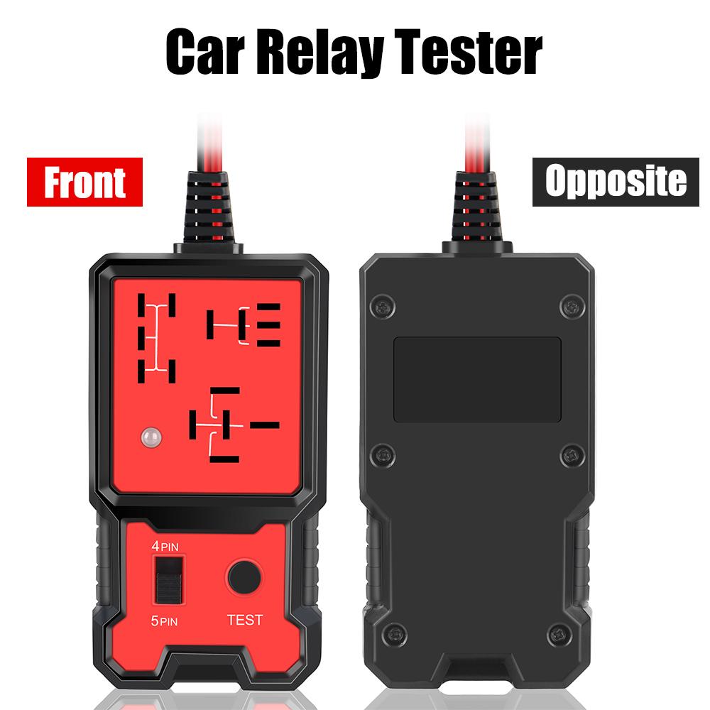 Universal 12V Car Relay Tester Electronic Automotive Relay Tester For Auto Battery Checker Alternator Analyzer Diagnostic Tool