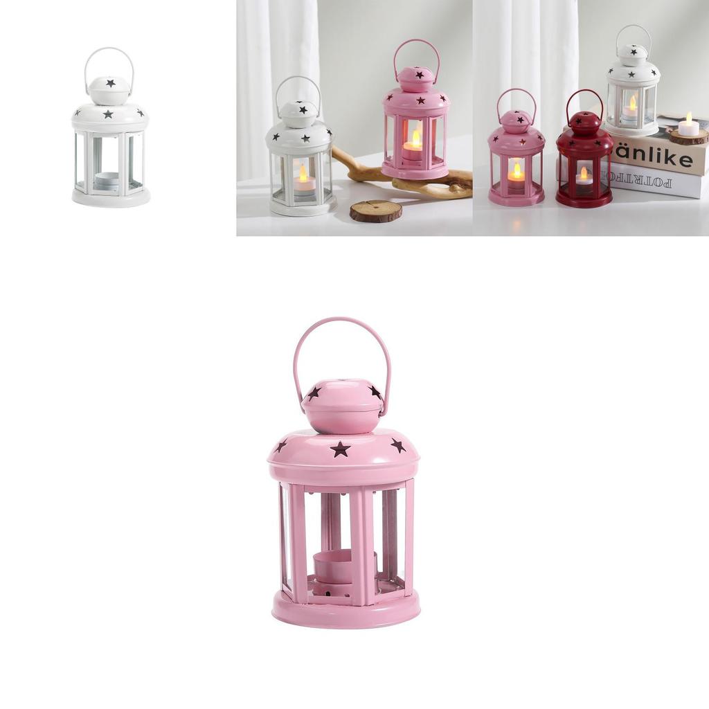 Metalen Ster Kaarsenhouder Met Hol Design Voor Romantische Bruiloften En Huisdecoratie