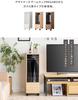 Miyatake Seisakusho REGABO Game PS5 Width 26 x Depth x Height 82 with Glass Door and Can Store Game Consoles and Software Natural Rack, Compatible,