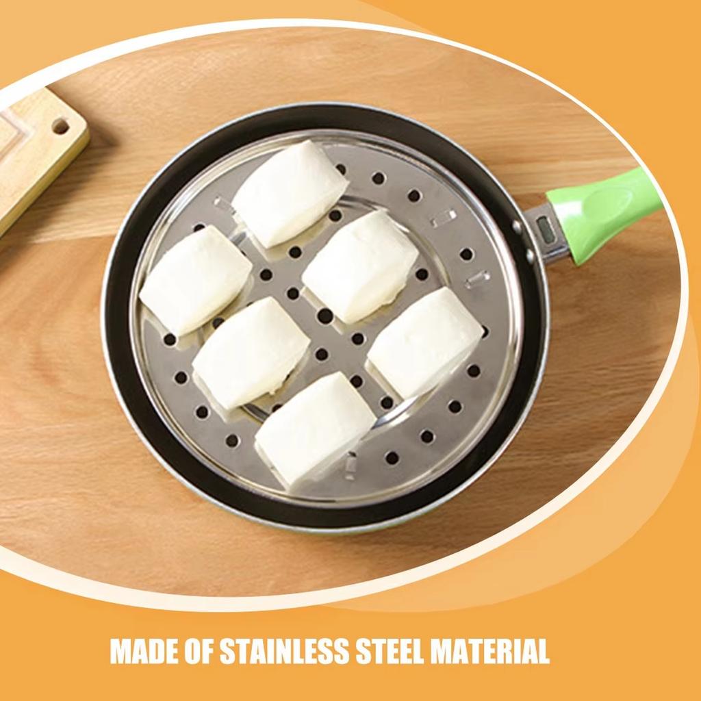 Stainless Steel Steamer Rack, Multi-Purpose Kitchen Trivet for Cooking