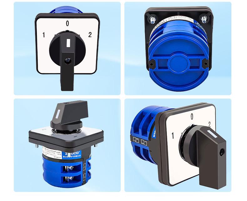 Zhuochao SZW26-40/D202.2 3-Speed, 2-Position Panel Changeover Switch
