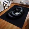 Black Snake and Money Print Carpet for Bedroom Living Room Bedside Sofa Floor Mat Modern Home Decor Area Rug for Gifts