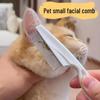 One-Piece Fine-Tooth Comb for Removing Loose Hair and Fleas from Dogs and Cats