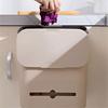 Wall Mounted Hanging Trash Bin with Sliding Lid Anti-odor Organization Box Accessory for Indoor Outdoor Traveling