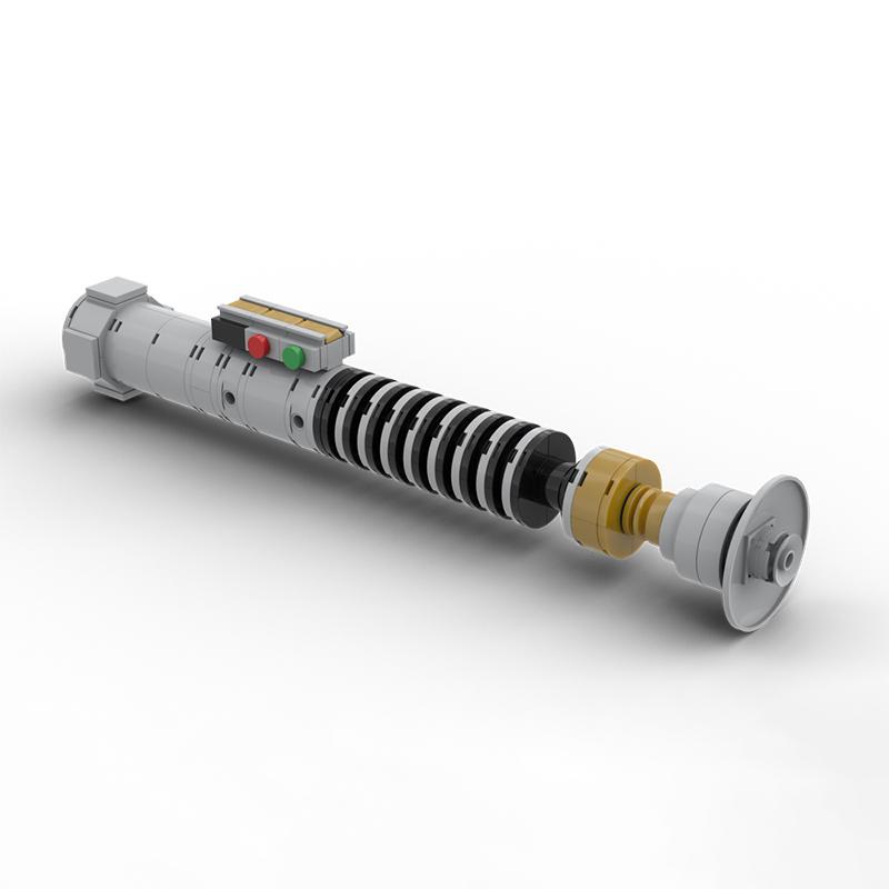 Model Space Movie Figures Weapon Lightsaber Hilt Sets Building Blocks Toys for Children Gift