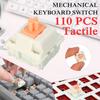 108 Tasten Mechanischer Schalter Tastatur Schaftkörper DIY Ersatz Schaftkörper Tastatur Zubehör Paragraph Schalter Auslösedruck