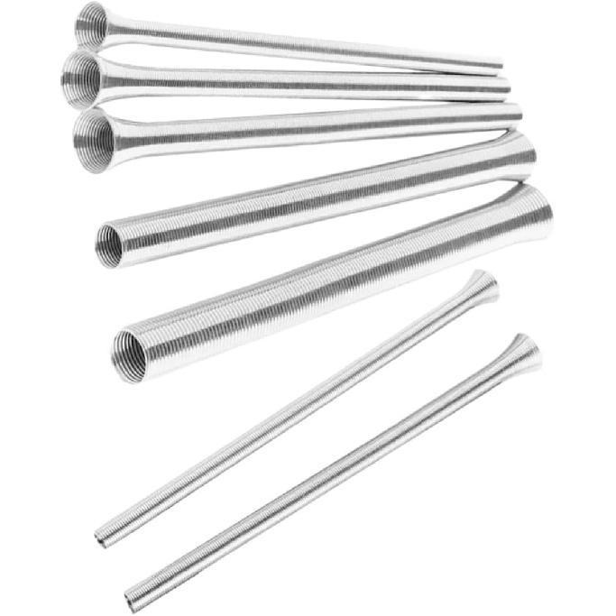 7pcs Set Spring Bender Spring Tube Bender Pvc Brake Line Bending Tool Spring Tool Spring Tube Bender 1/4 Bender Tubing Bender Spring Tube Bender 3/4