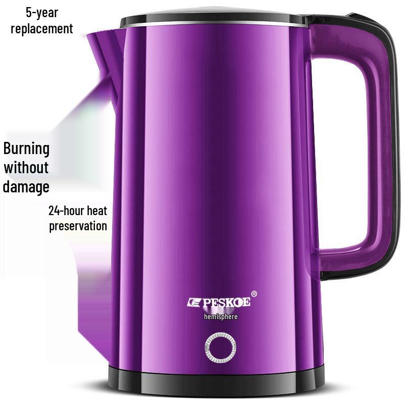 Positive Hemisphere Stainless Steel Electric Kettle: Auto-Off, Thermal Insulation, Household Electric Water Boiler
