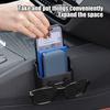 Multi-Function Car Storage Box Self-Adhesive Organizer for Phone Cards Wallet Dashboard Tray for Vehicle Home Office