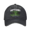 Deftone Band Ohms Ceremony Men Women Baseball Cap Punk Hip Hop Distressed Denim Hats Retro Outdoor Activities Adjustable Sun Cap