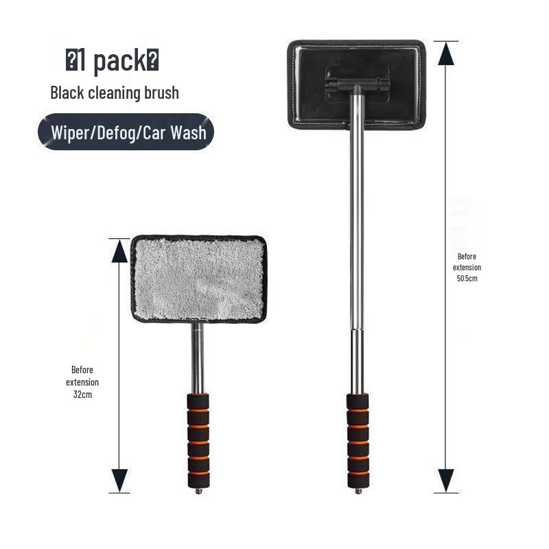 Retractable Car Windshield Defogging Brush and Duster