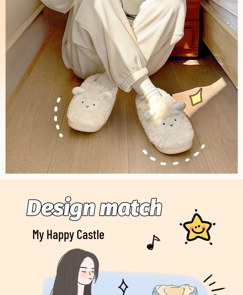 2025 New Postpartum Non-Slip Cotton Slippers for Indoor Winter Wear - Closed Heel, Unisex