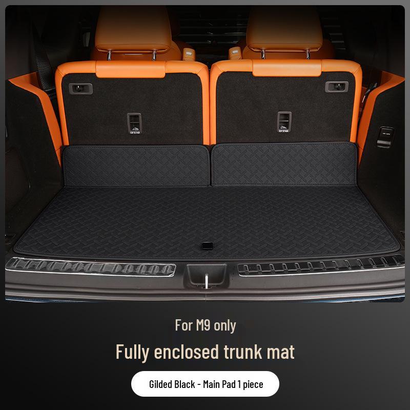Full Coverage Nappa Leather Trunk and Backrest Mat for 2024/25 AITO M9 Five/Six-Seater