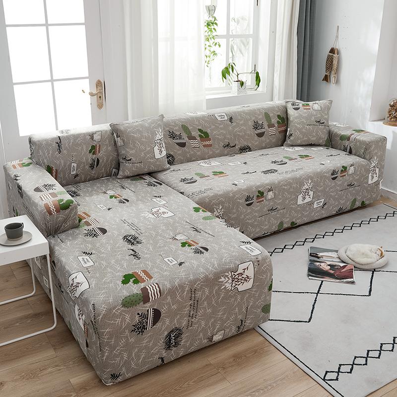 Elastic Sofa Cover High Quality Adjustable Sofas Chaise Covers Lounge Sectional Couch Corner Sofa Slipcover
