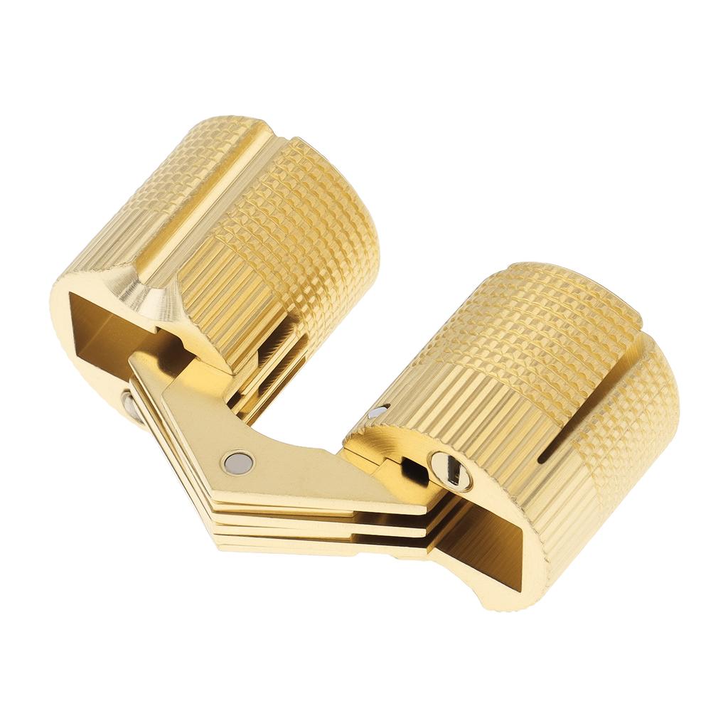 8 Pcs 18 Mm Brass Hidden Barrel Hinges - Invisible Concealed Furniture Hinges for DIY Jewelry Box, Cabinets & Secret Doors