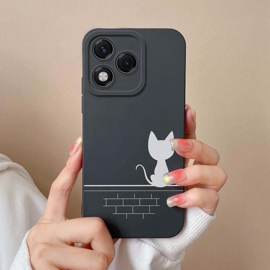 For Honor 400 Pro Lite 5G Case Cute Sweet Girls Cat Soft Silicone Protective Back Cover For Honor400 400Pro Lite 5G Fundas Coque