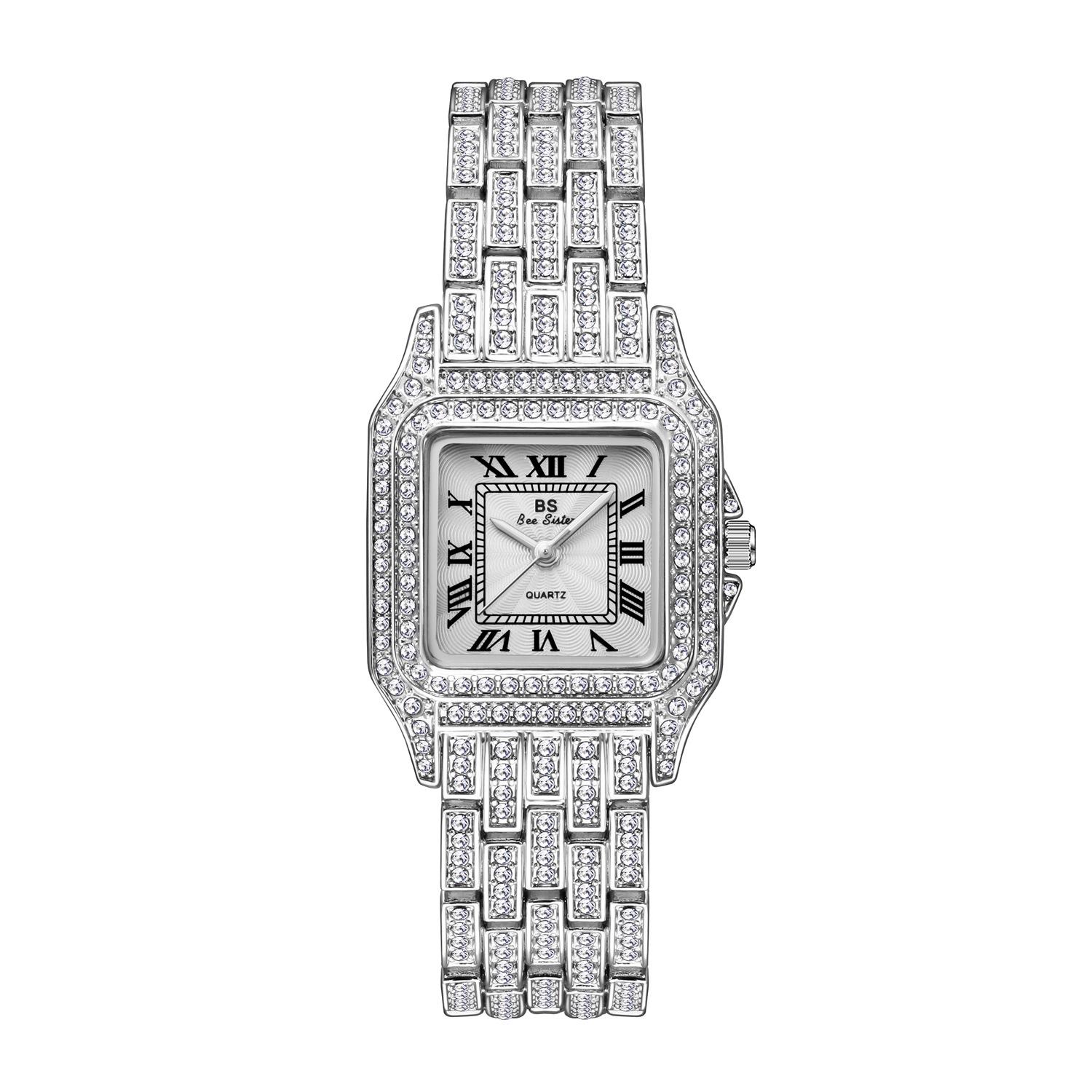 

Ladies Minimalist Quartz Wristwatch Ultra Thin Case Alloy Band Elegant Dress Watch for Women Daily Waterproof срібний